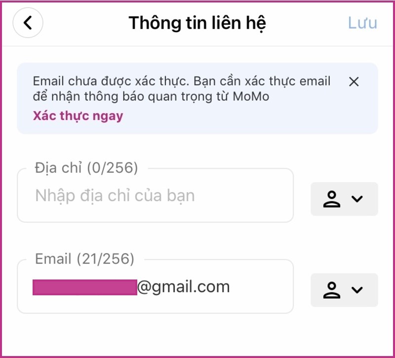 Nhập Email