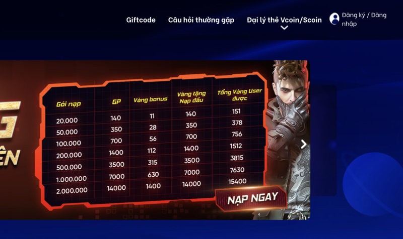 Chọn vào mục Đăng Nhập/ Đăng k Chọn vào mục Đăng nhập/ Đăng ký