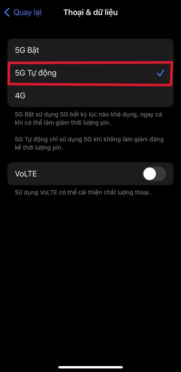 Nếu c&oacute; 5G th&igrave; c&oacute; hỗ trợ