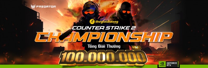 Theo dõi giải đấu HOT nhất 2023: Thegioididong CS2 Championship tại đây