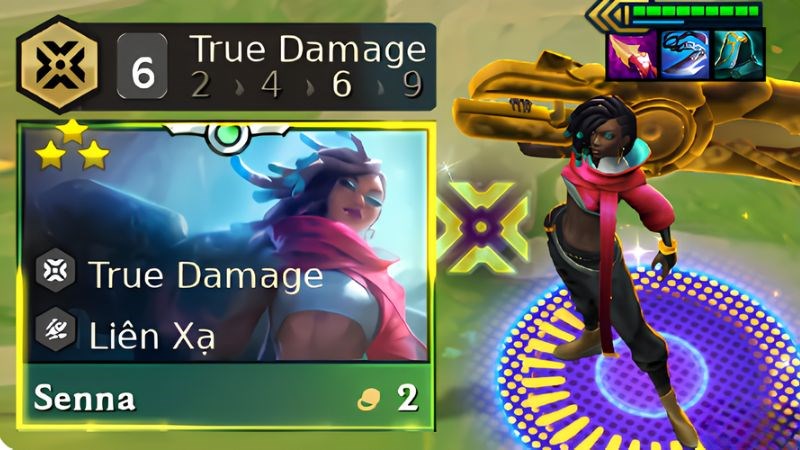 Senna là một trong những nòng cốt chính trong đội hình True Damage