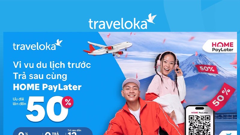 Đa dạng hình thức thanh toán với Traveloka