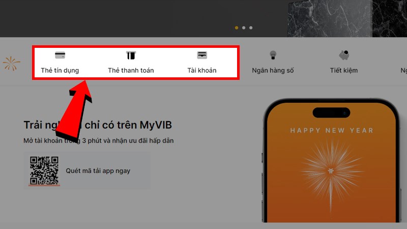 Cách mở tài khoản VIB online qua Website