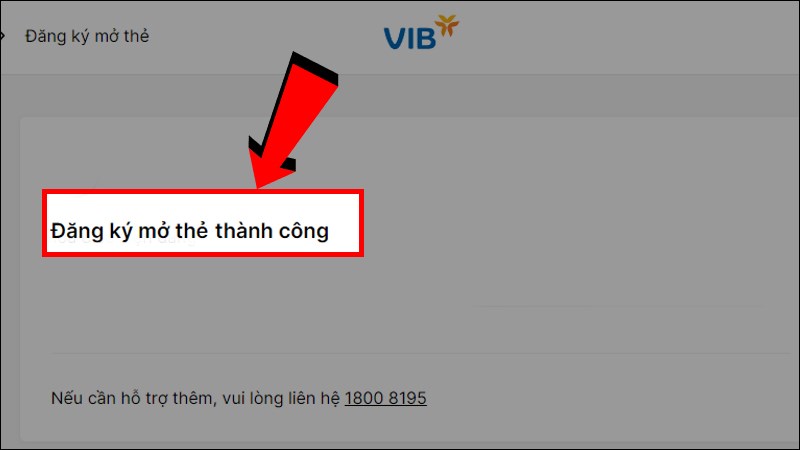 Cách mở tài khoản VIB online qua Website