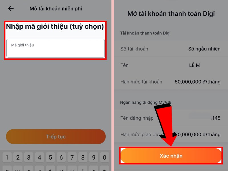 Cách mở tài khoản VIB online ứng dụng MyVIB