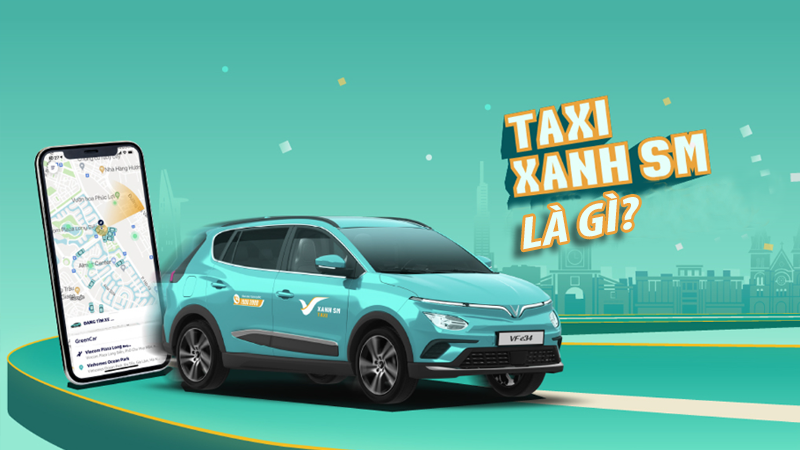 Taxi Xanh SM - hãng xe taxi thuần điện đầu tiên tại Việt Nam