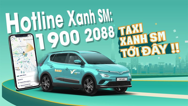 Số tổng đài taix Vinfast (Xanh SM)