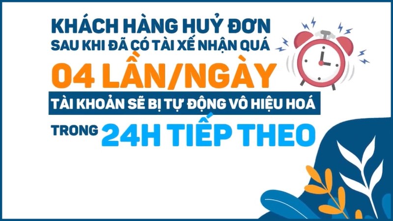 Lưu ý quan trọng đối với khách hàng