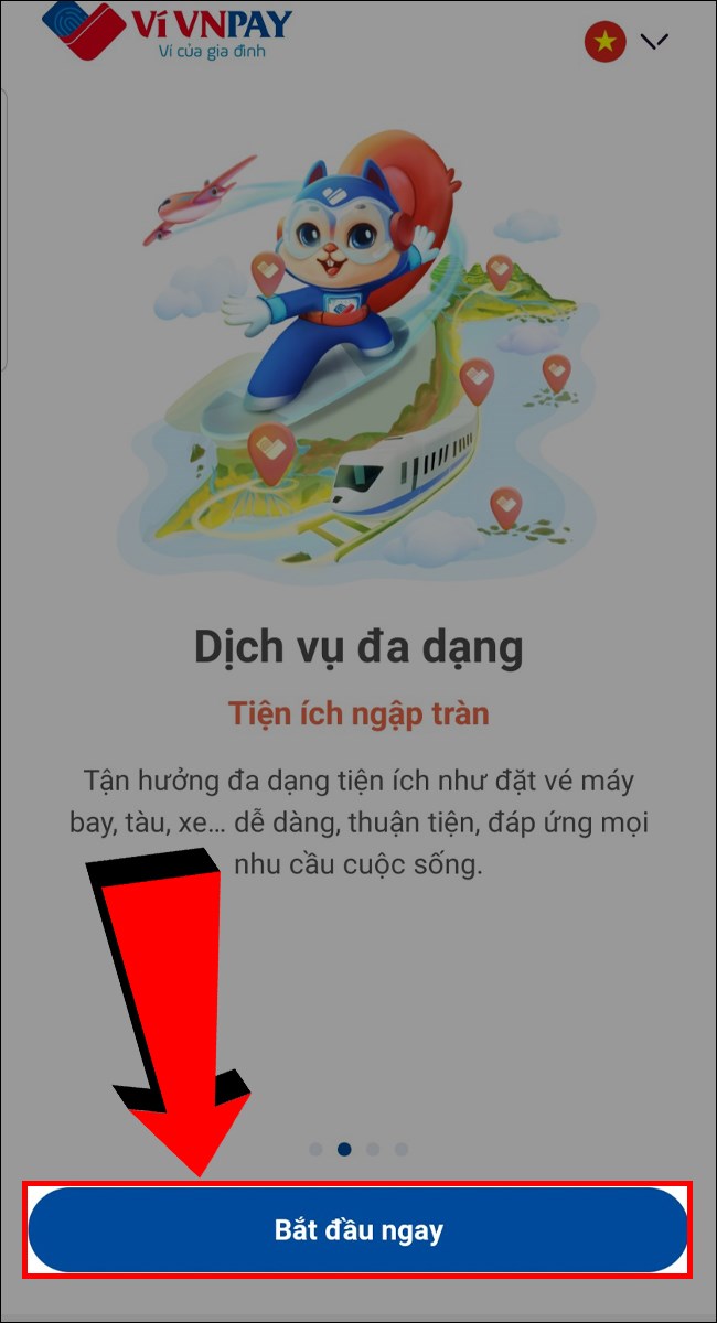 Nhập m&atilde; giới thiệu để mở v&iacute; VNPAY