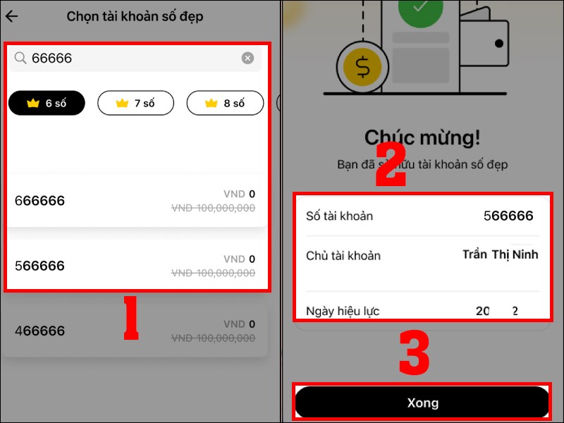 Cách mở tài khoản số đẹp Techcombank với khách hàng ưu tiên