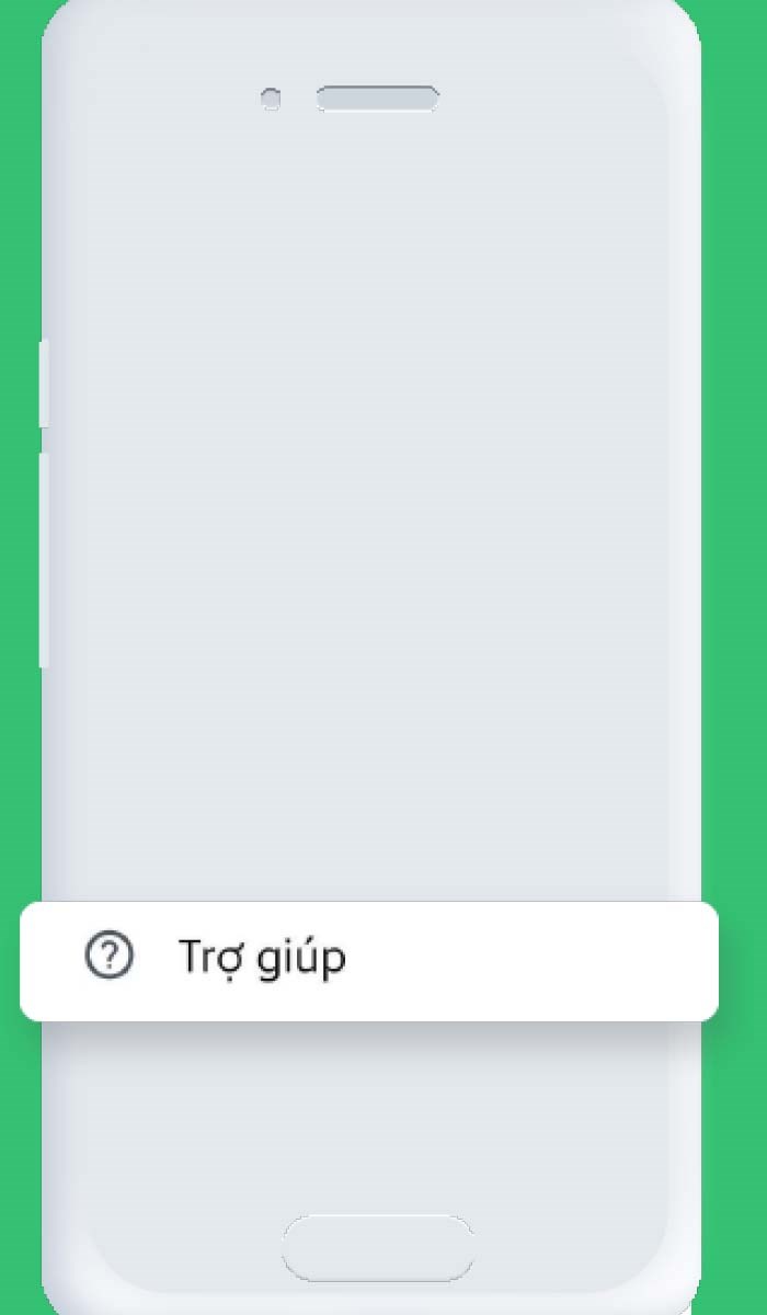 Bước 1: Chọn Trợ giúp