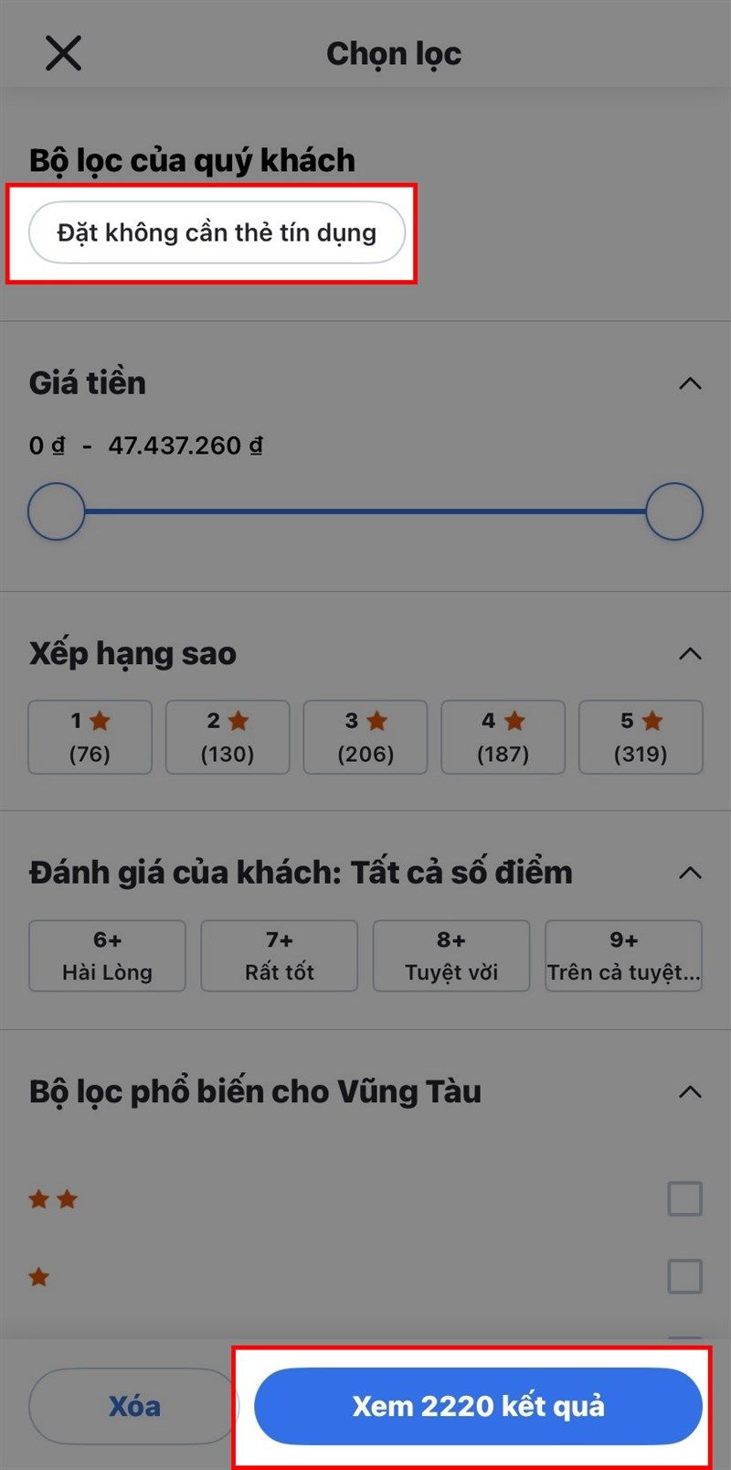 Cách đặt phòng trên agoda không cần thẻ tín dụng bước 4 Cách đặt phòng trên agoda không cần thẻ tín dụng bước 4