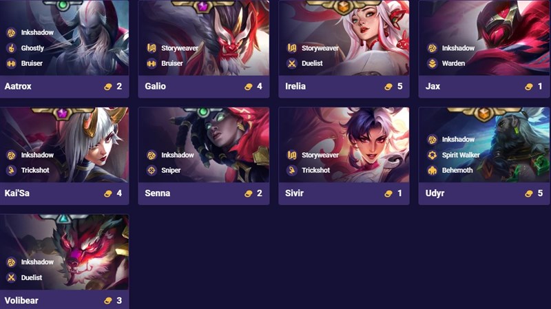 Đội hình Mặc Ảnh TFT Mùa 11 Đội hình Mặc Ảnh TFT Mùa 11