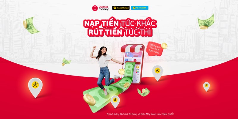 Nạp/rút tiền dễ dàng