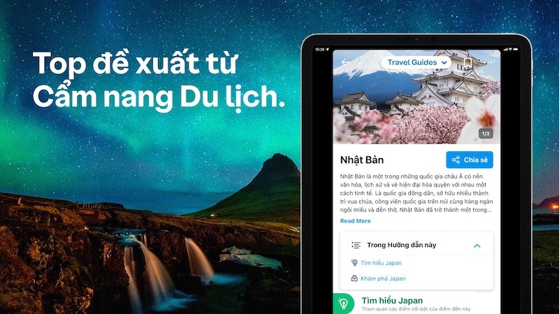 H&agrave;ng ng&agrave;n địa điểm du lịch được gợi &yacute; 