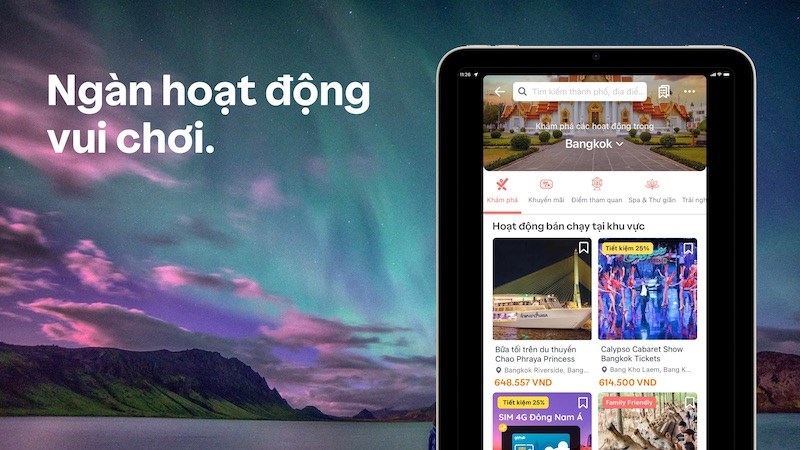 Đặt v&eacute; dễ d&agrave;ng với Traveloka Xperience 