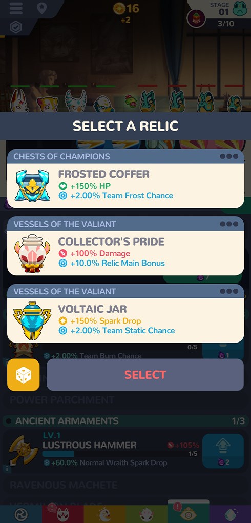 Một số món bảo vật trong Masketeers: Idle Has Fallen Một số món bảo vật trong Masketeers: Idle Has Fallen