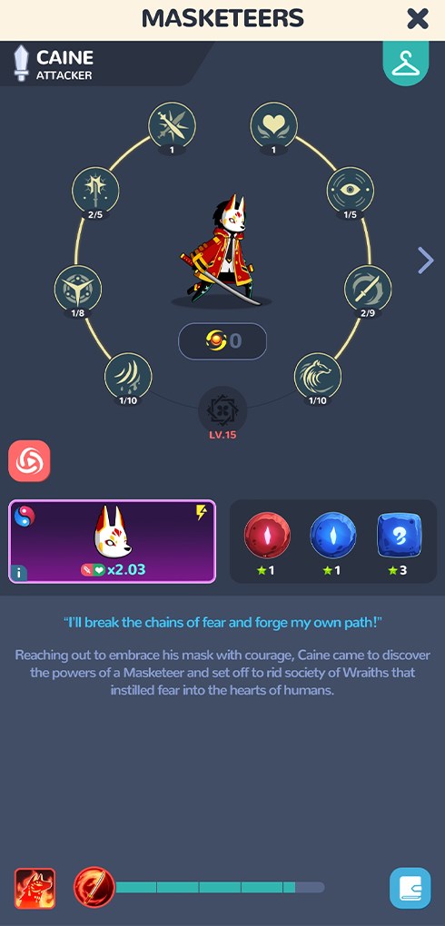 Cây kỹ năng của mỗi anh hùng là hoàn toàn khác nhau Cây kỹ năng của mỗi anh hùng là hoàn toàn khác nhau