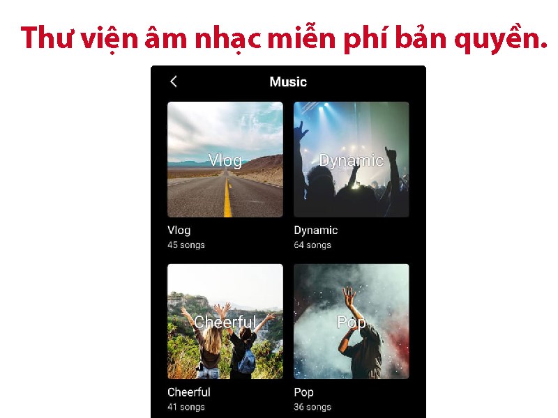 Thư viện &acirc;m nhạc miễn ph&iacute; bản quyền.