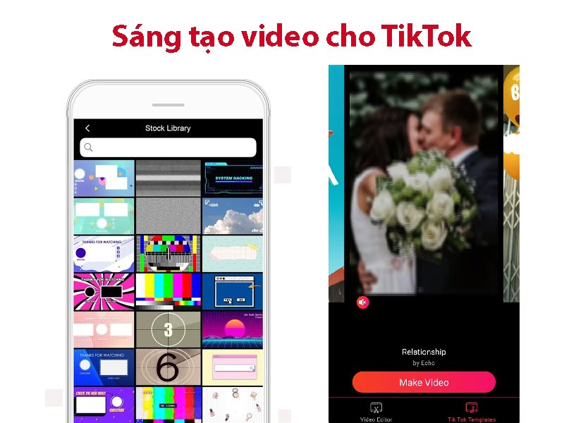 S&aacute;ng tạo video cho TikTok với bộ sưu tập mẫu độc đ&aacute;o.