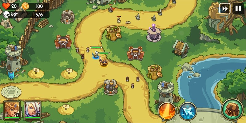 Chống lại sự tấn c&ocirc;ng của kẻ địch bảo vệ vương quốc