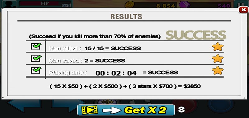 Sau khi ho&agrave;n th&agrave;nh nhiệm vụ, người chơi sẽ nhận được những phần thưởng hậu hĩnh'