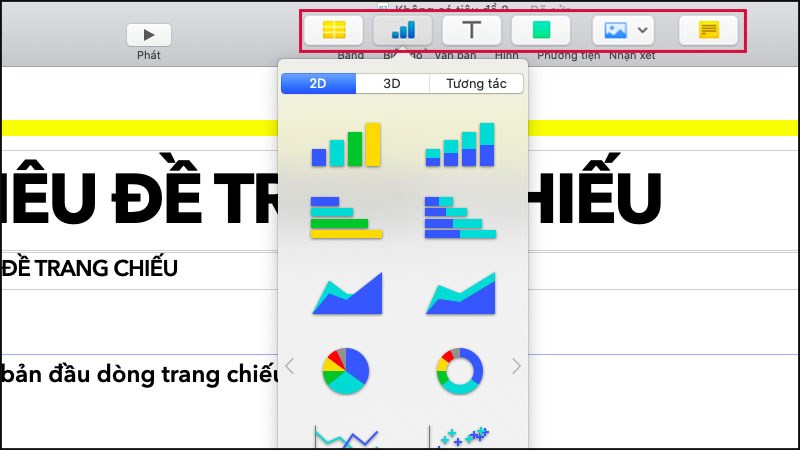 Ch&egrave;n hỉnh ảnh, biểu đồ, video, &acirc;m thanh v&agrave;o b&agrave;i