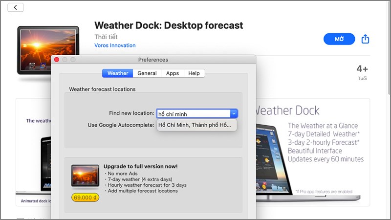 Hỗ trợ nhiều vị tr&iacute; dự b&aacute;o thời tiết