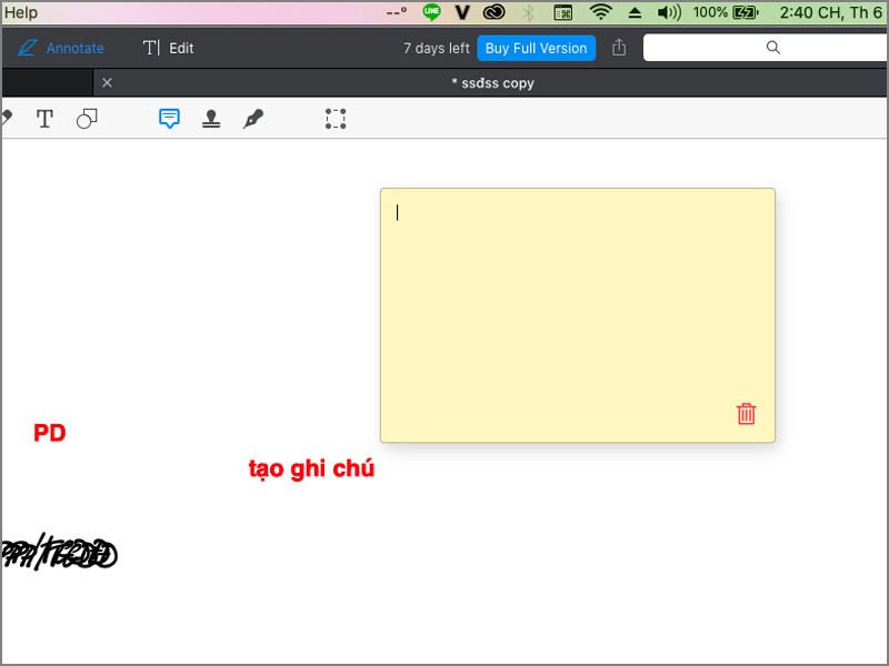 C&ocirc;ng cụ ch&uacute; th&iacute;ch chuy&ecirc;n nghiệp