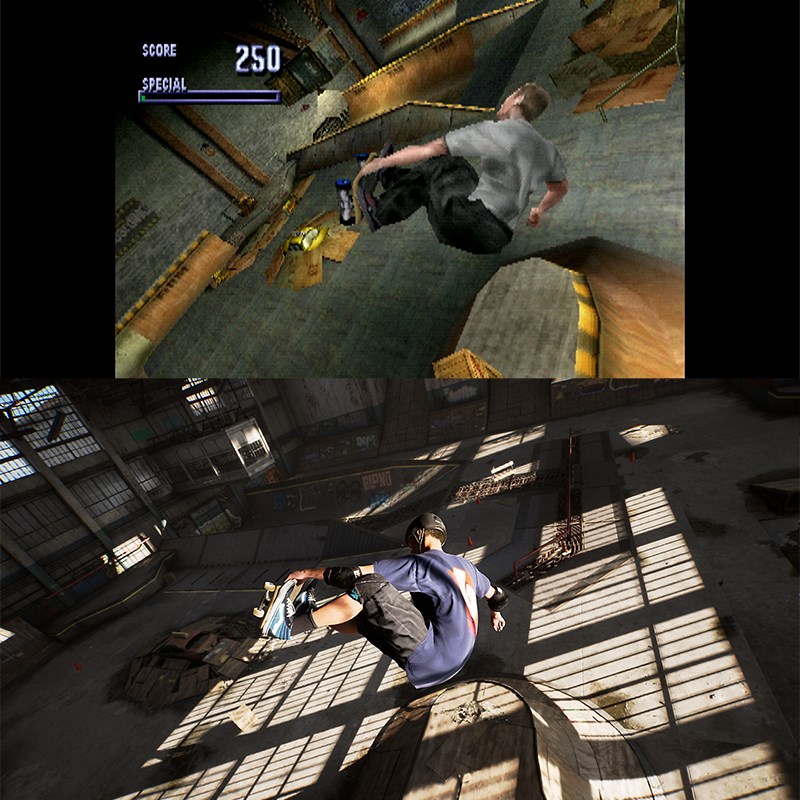 Pro Skater (1999) và Tony Hawk's Pro Skater 1 + 2 (2020)