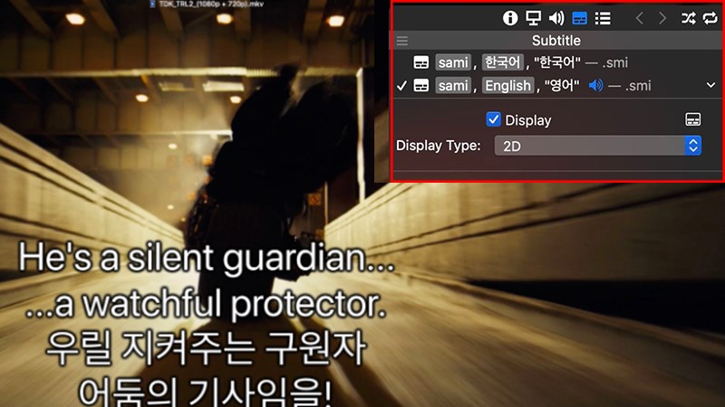 T&ugrave;y chỉnh chất lượng phụ đề video