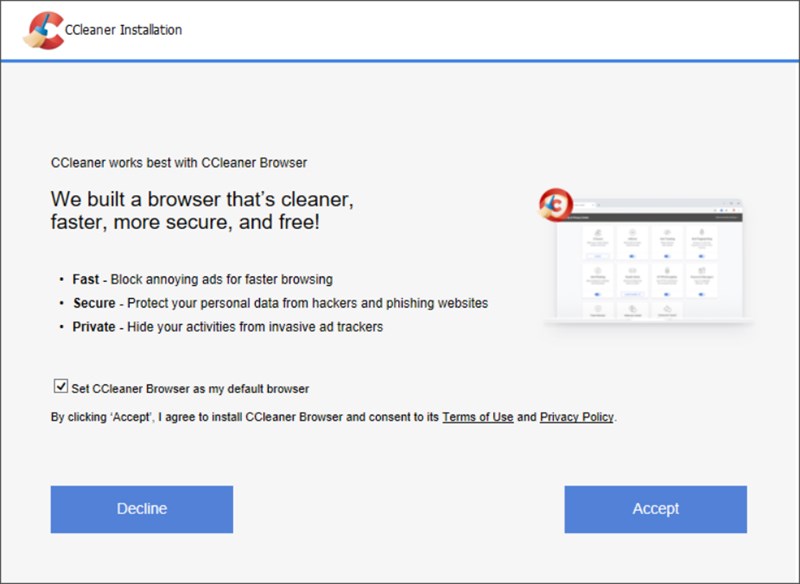 CCleaner Browser