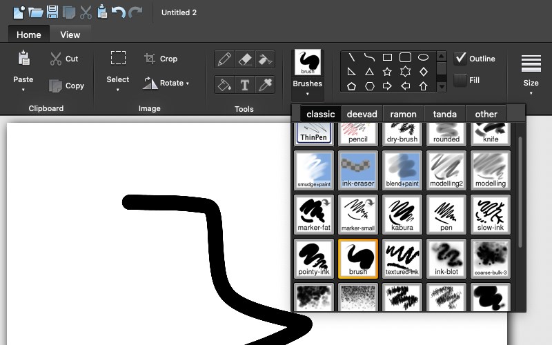 Cọ vẽ đa dạng