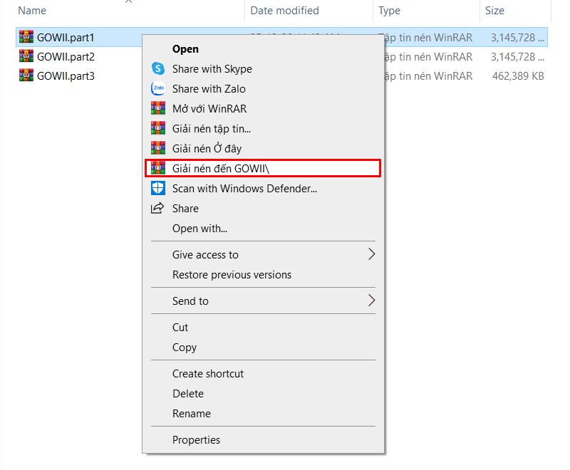 Giải n&eacute;n tập tin God of War II