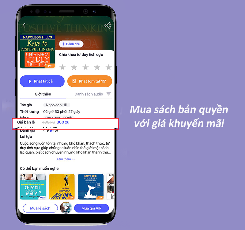 Mua sách bản quyền giá khuyến mãi