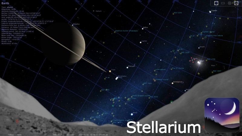 Tải Stellarium | Khám phá thiên văn, vũ trụ trên máy tính