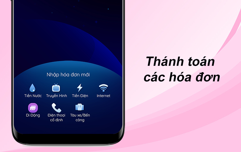 Thanh toán hóa đơn điện nước, internet, hóa đơn điện thoại