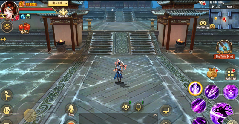 Lối chơi của game Tân Thiên Long Mobile