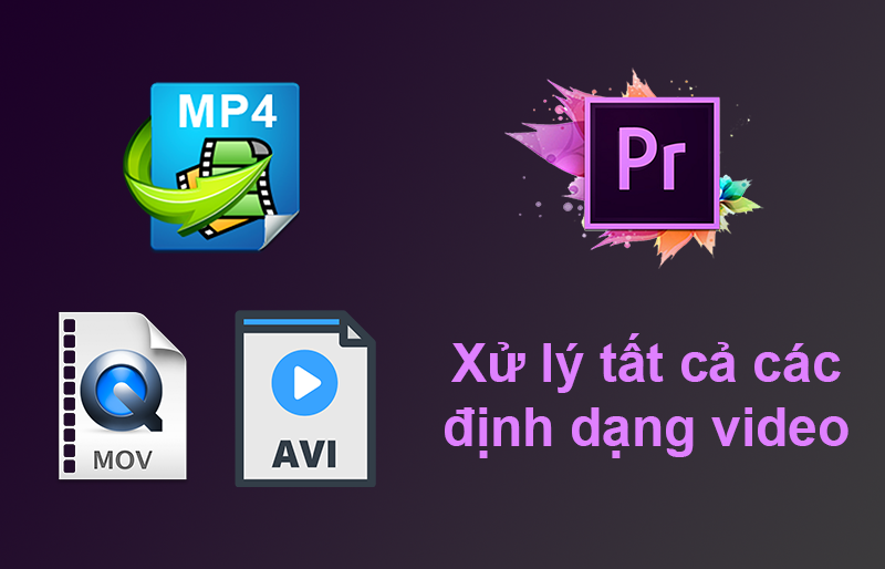 Adobe Premiere xử lý tất cả định dạng video