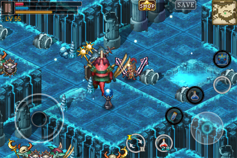 Lối chơi của game Aurum Blade EX 