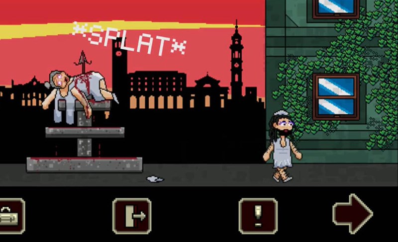 H&igrave;nh ảnh b&agrave; y t&aacute; đi&ecirc;n bị con quỷ giết sau khi ho&agrave;n th&agrave;nh nhiệm vụ của n&oacute;