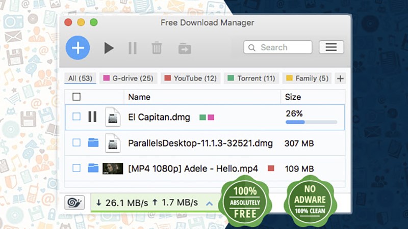 Tải Free Download Manager 6.13 | Phần mềm tăng tốc download