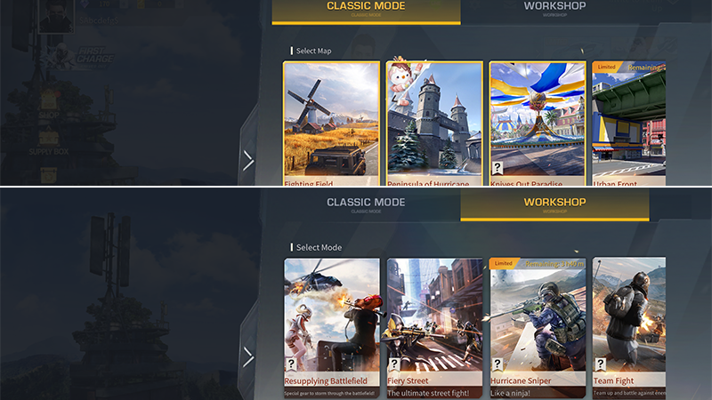 C&aacute;c chế độ game