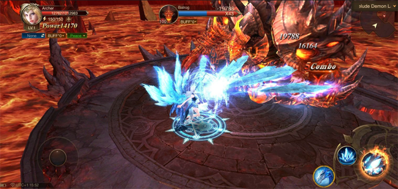 Hệ kỹ năng khi ở h&igrave;nh dạng nửa Rồng