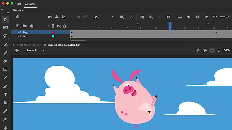 Adobe Animate là một phần mềm hoạt hình chuyên nghiệp với các tính năng đột phá cho việc tạo ra các animation chất lượng cao. Với Adobe Animate các hình ảnh chuyển động và các animation trở nên dễ dàng và thú vị hơn bao giờ hết. Click để khám phá thế giới hoạt hình với Adobe Animate!