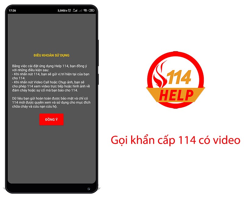 Ứng dụng Help 114