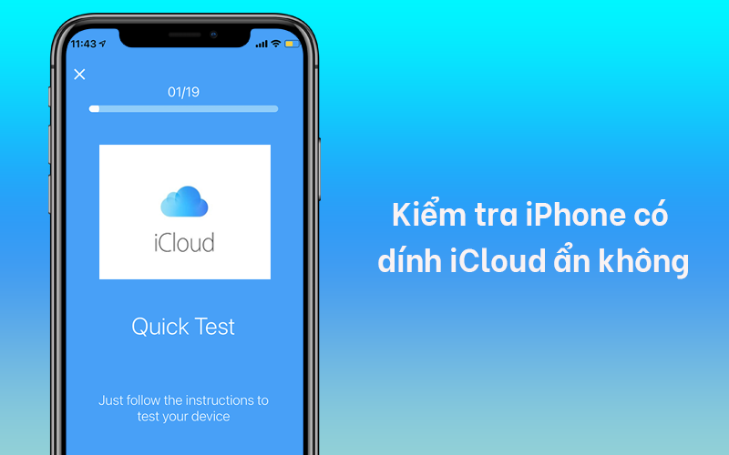 Kiểm tra iPhone có dính iCloud ẩn