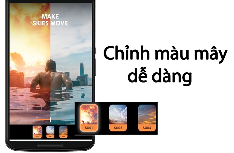 Chỉnh m&agrave;u m&acirc;y dễ d&agrave;ng