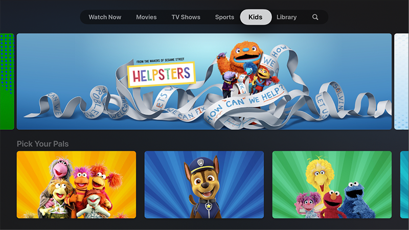 Chương trình thiếu nhi trên Apple TV