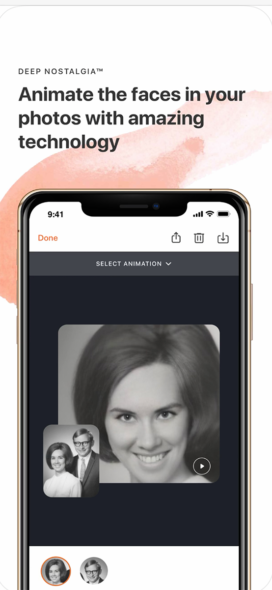 Phục chế ảnh cũ thành ảnh chuyển động Phục chế ảnh cũ thành ảnh chuyển động